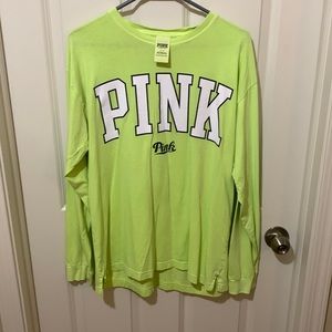 PINK lime green long sleeve